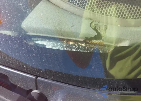 1998 Chevrolet S-10 Ls Fleetside z USA, uszkodzony, nr VIN 1GCCS1943W8251169